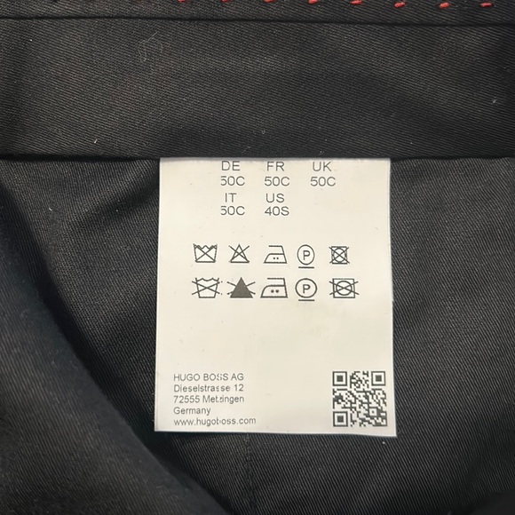 Hugo Boss Super Navy Suit Pant only size 40 S